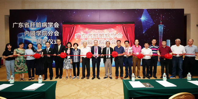 广东省肝脏病学会内镜学院（分会）成立